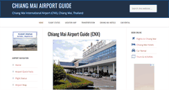 Desktop Screenshot of chiangmaiairportonline.com