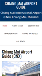 Mobile Screenshot of chiangmaiairportonline.com